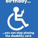 disability birthday card